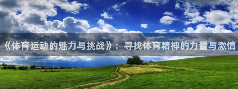 JJB竞技宝官网下载平台注册：《体育运动的魅力与挑战》：寻找